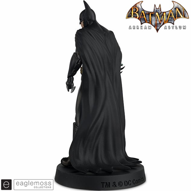 Eaglemoss DC Comics Batman Arkham Asylum Batman Figurine, Razors Edge Collectibles